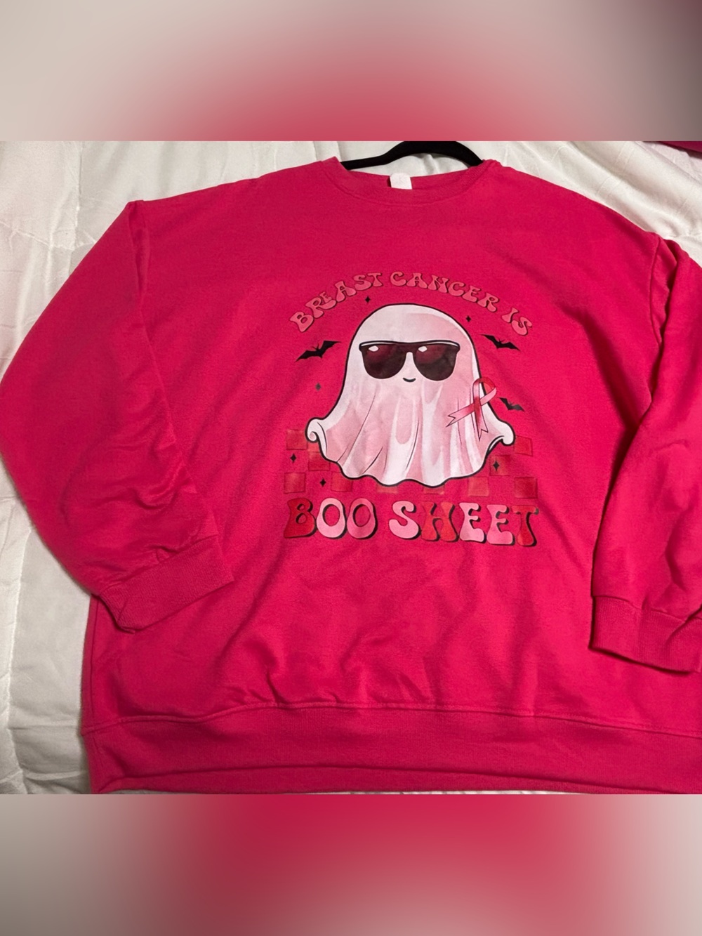 Bright Hot Pink XXL Crewneck sweater